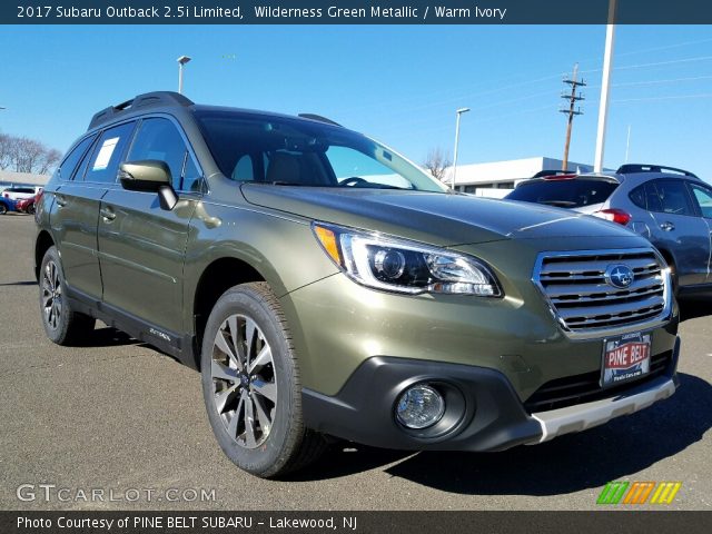 2017 Subaru Outback 2.5i Limited in Wilderness Green Metallic