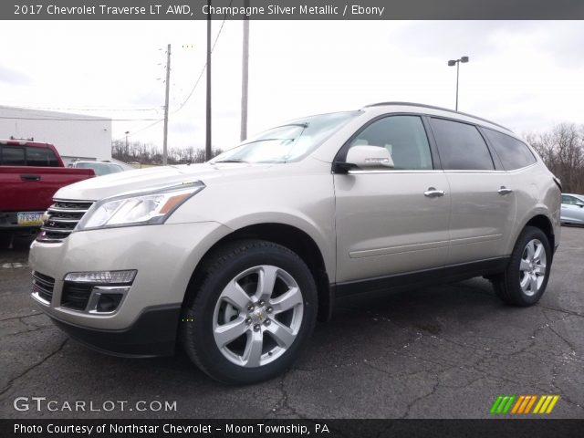 2017 Chevrolet Traverse LT AWD in Champagne Silver Metallic