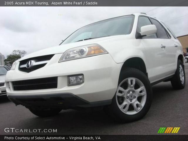 2005 Acura MDX Touring in Aspen White Pearl