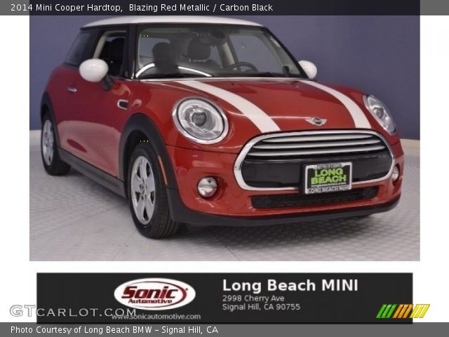 2014 Mini Cooper Hardtop in Blazing Red Metallic
