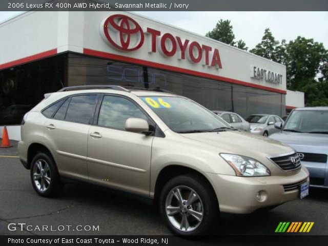 2006 Lexus RX 400h AWD Hybrid in Savannah Metallic