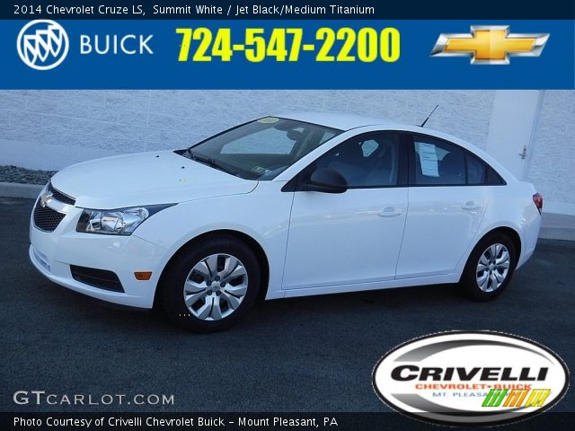 2014 Chevrolet Cruze LS in Summit White
