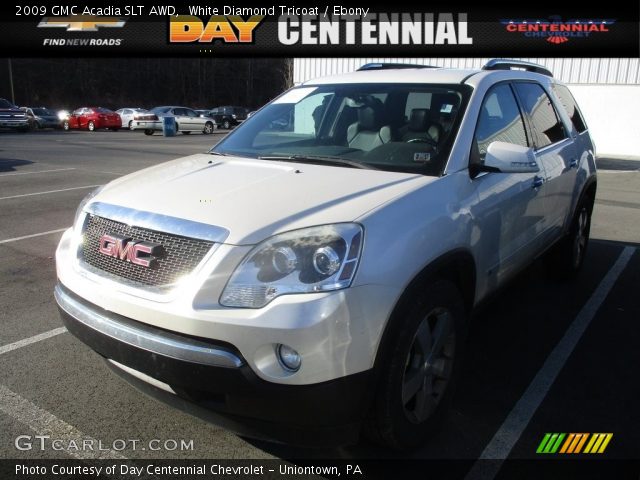 2009 GMC Acadia SLT AWD in White Diamond Tricoat