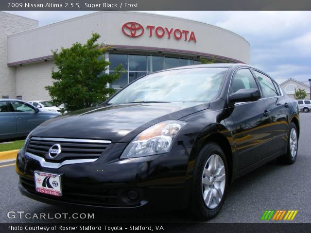 2009 Nissan Altima 2.5 S in Super Black