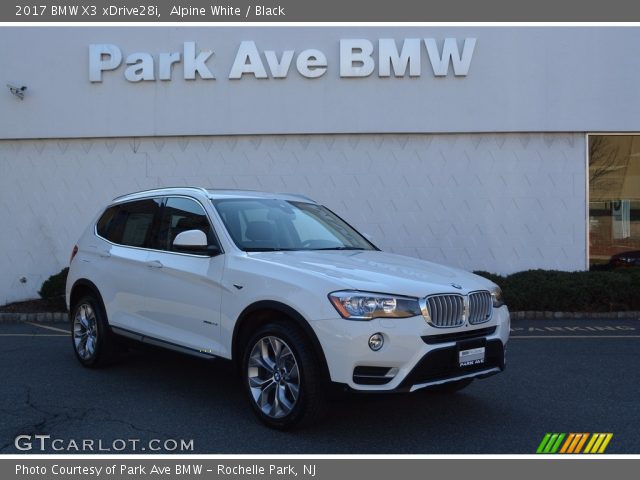 2017 BMW X3 xDrive28i in Alpine White