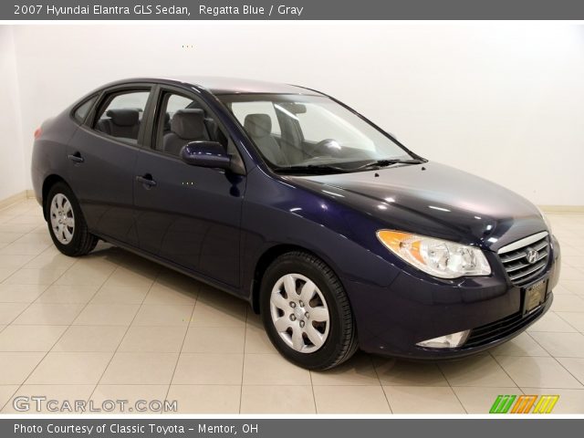 2007 Hyundai Elantra GLS Sedan in Regatta Blue