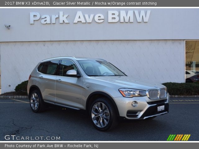2017 BMW X3 xDrive28i in Glacier Silver Metallic