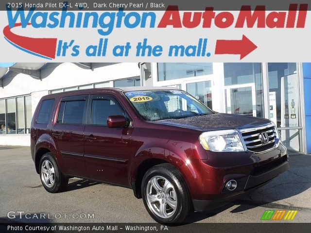 2015 Honda Pilot EX-L 4WD in Dark Cherry Pearl