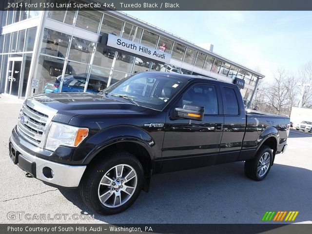 2014 Ford F150 Lariat SuperCab 4x4 in Tuxedo Black