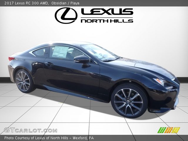 2017 Lexus RC 300 AWD in Obsidian