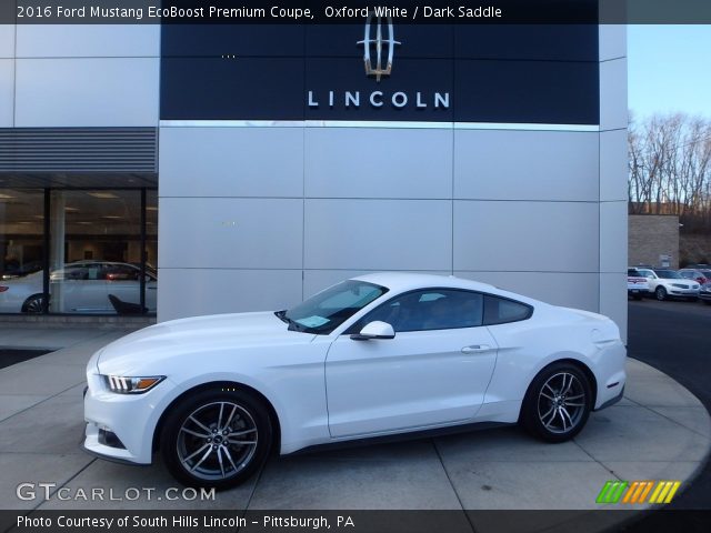 2016 Ford Mustang EcoBoost Premium Coupe in Oxford White