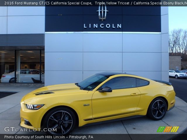 2016 Ford Mustang GT/CS California Special Coupe in Triple Yellow Tricoat
