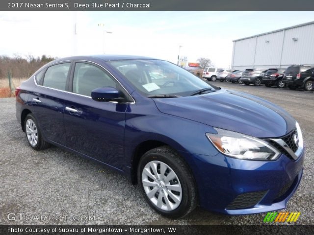 2017 Nissan Sentra S in Deep Blue Pearl