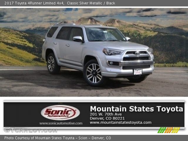 2017 Toyota 4Runner Limited 4x4 in Classic Silver Metallic