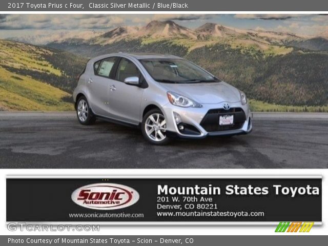 2017 Toyota Prius c Four in Classic Silver Metallic