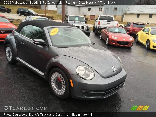 2013 Volkswagen Beetle 2.5L Convertible in Platinum Gray Metallic