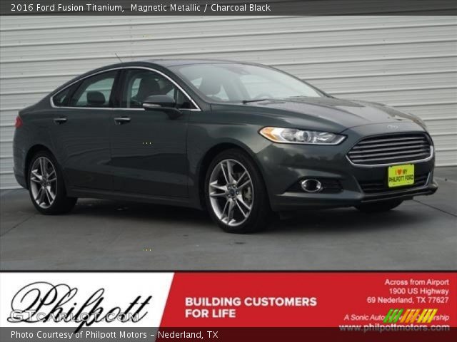 2016 Ford Fusion Titanium in Magnetic Metallic