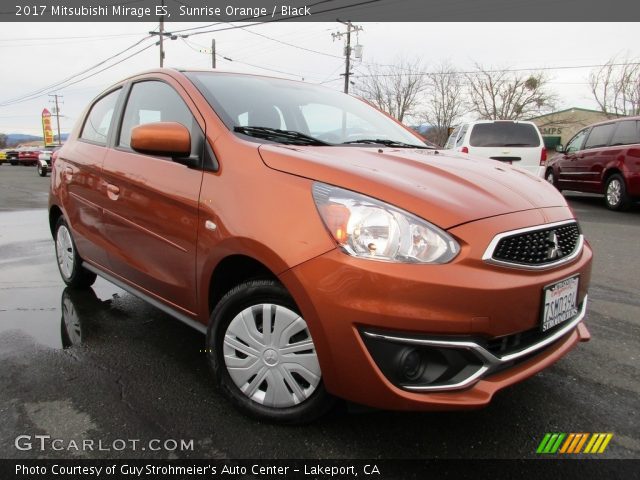 2017 Mitsubishi Mirage ES in Sunrise Orange