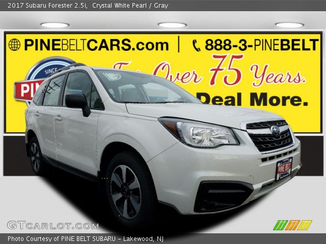 2017 Subaru Forester 2.5i in Crystal White Pearl