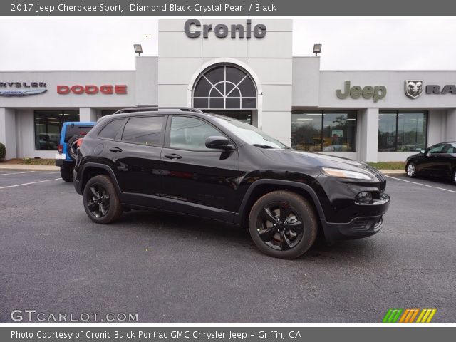 2017 Jeep Cherokee Sport in Diamond Black Crystal Pearl