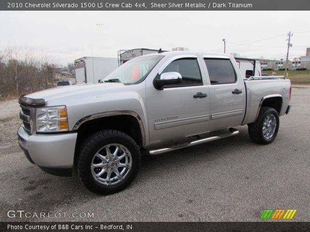 2010 Chevrolet Silverado 1500 LS Crew Cab 4x4 in Sheer Silver Metallic