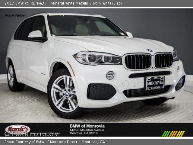 2017 BMW X5 xDrive35i in Mineral White Metallic