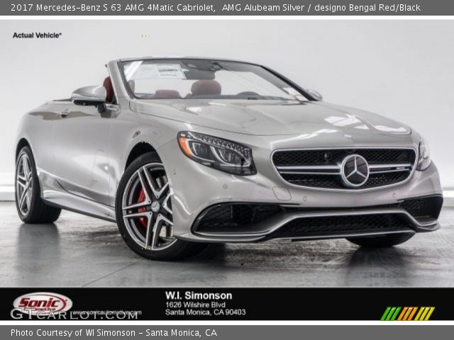 2017 Mercedes-Benz S 63 AMG 4Matic Cabriolet in AMG Alubeam Silver