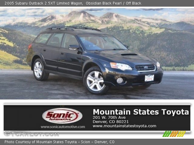 2005 Subaru Outback 2.5XT Limited Wagon in Obsidian Black Pearl