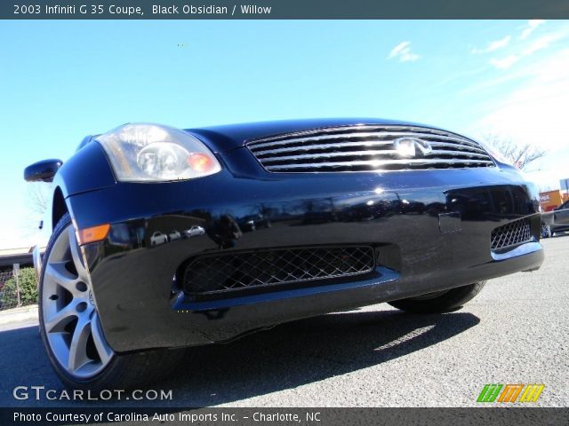2003 Infiniti G 35 Coupe in Black Obsidian