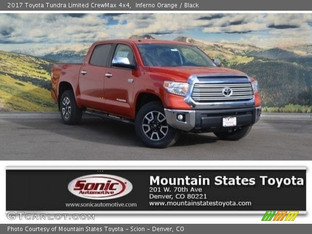 2017 Toyota Tundra Limited CrewMax 4x4 in Inferno Orange
