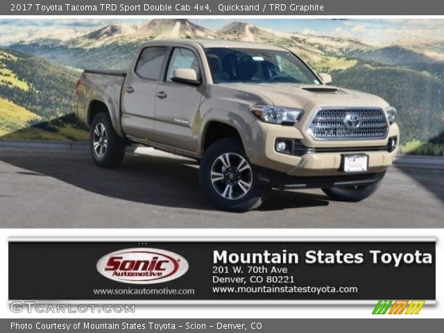 2017 Toyota Tacoma TRD Sport Double Cab 4x4 in Quicksand