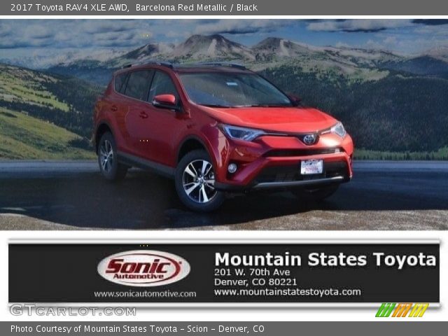 2017 Toyota RAV4 XLE AWD in Barcelona Red Metallic