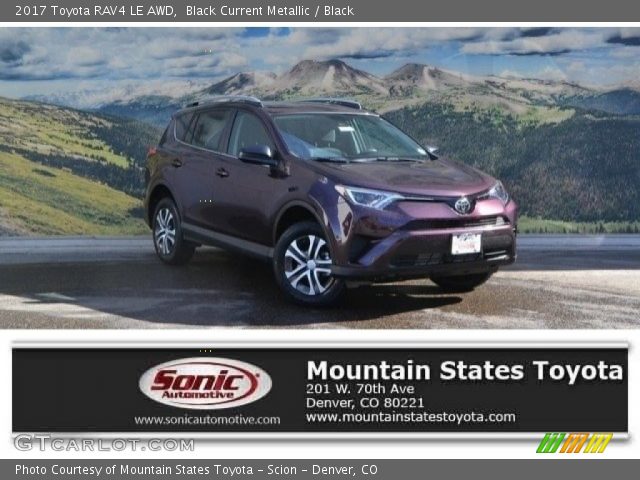 2017 Toyota RAV4 LE AWD in Black Current Metallic