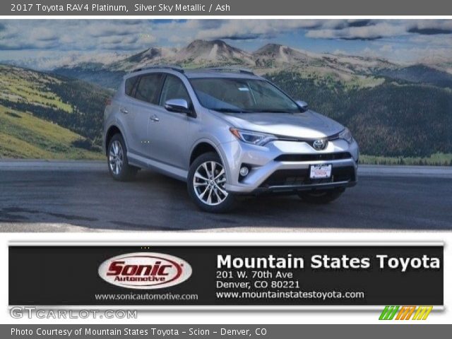 2017 Toyota RAV4 Platinum in Silver Sky Metallic