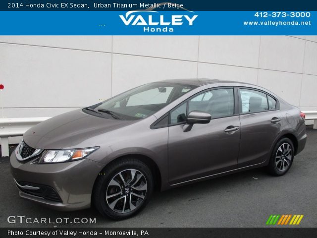 2014 Honda Civic EX Sedan in Urban Titanium Metallic