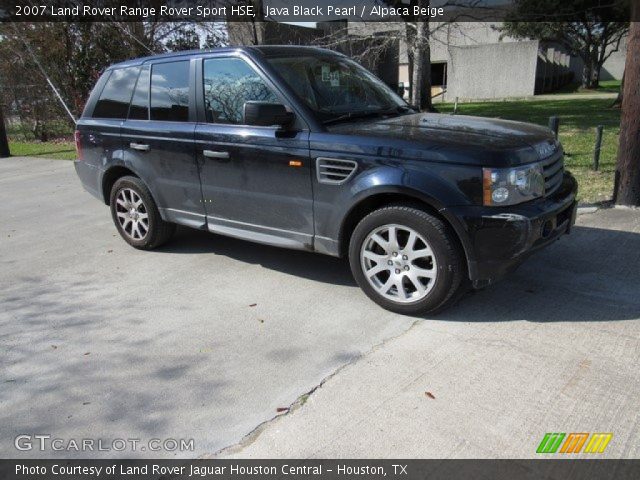 2007 Land Rover Range Rover Sport HSE in Java Black Pearl