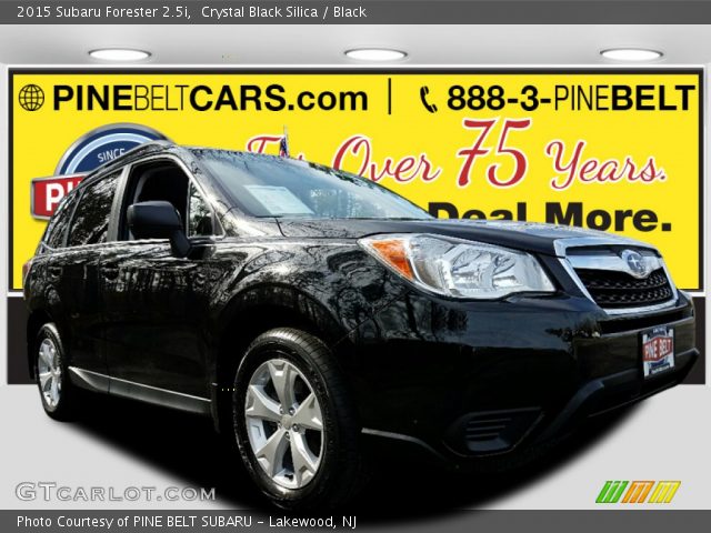 2015 Subaru Forester 2.5i in Crystal Black Silica