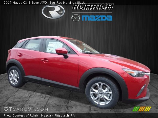2017 Mazda CX-3 Sport AWD in Soul Red Metallic