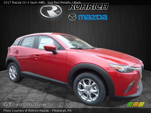 2017 Mazda CX-3 Sport AWD in Soul Red Metallic