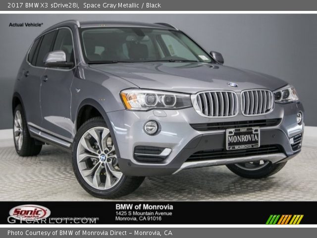 2017 BMW X3 sDrive28i in Space Gray Metallic