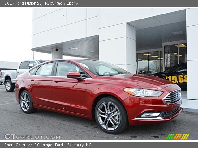 2017 Ford Fusion SE in Ruby Red