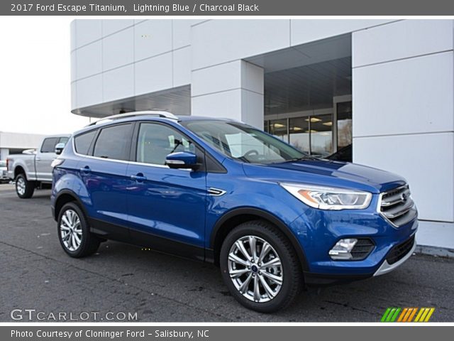 2017 Ford Escape Titanium in Lightning Blue