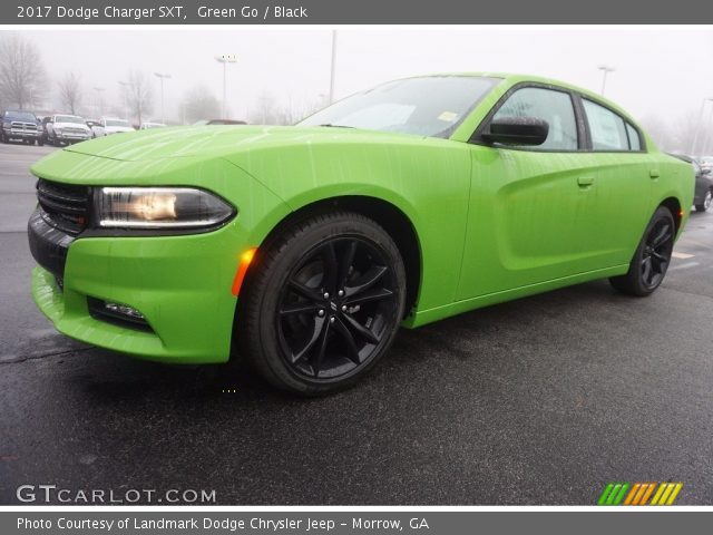 2017 Dodge Charger SXT in Green Go