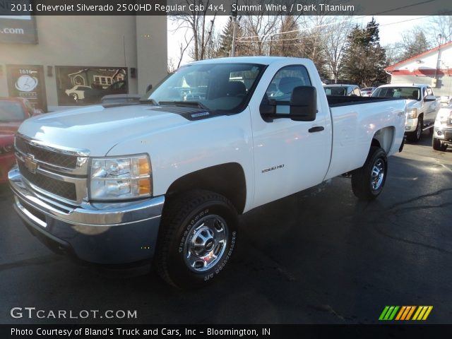 2011 Chevrolet Silverado 2500HD Regular Cab 4x4 in Summit White
