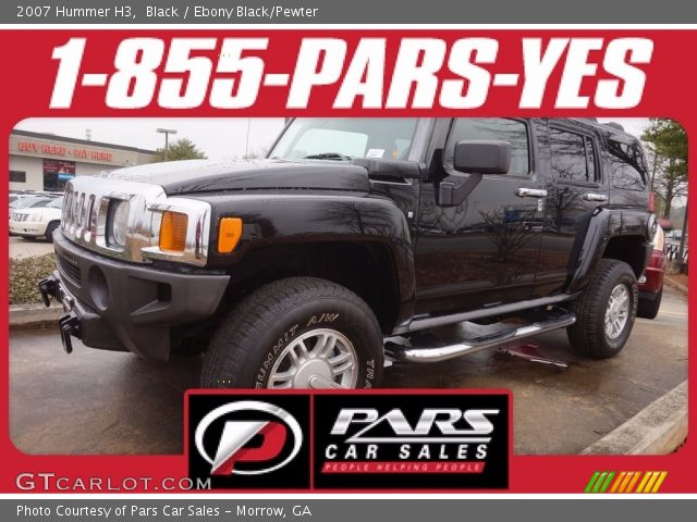 2007 Hummer H3  in Black