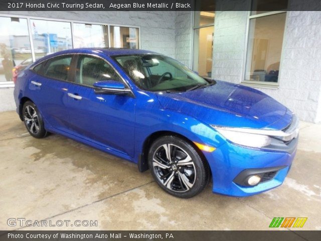 2017 Honda Civic Touring Sedan in Aegean Blue Metallic