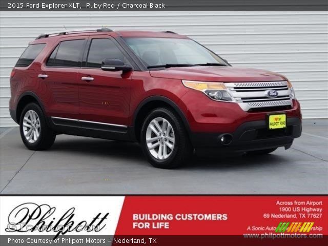 2015 Ford Explorer XLT in Ruby Red