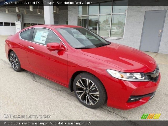 2017 Honda Accord EX-L Coupe in San Marino Red