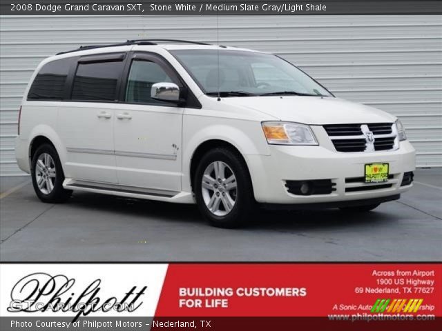2008 Dodge Grand Caravan SXT in Stone White