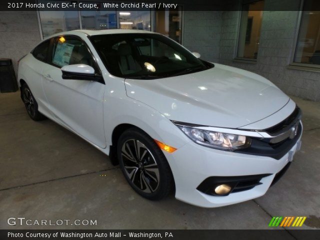 2017 Honda Civic EX-T Coupe in White Orchid Pearl